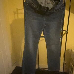 Angels Dark Blue Denim Jeans - Straight Leg